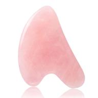 💚 gua sha facial tools: natural jade stone guasha massage tools for beauty skin care - heart shape facial massager scrapping board for face and body, spa acupuncture therapy & trigger point treatment logo