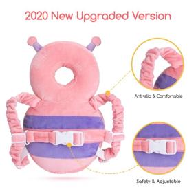 img 1 attached to 👶 Baby Head Protector & Knee Pads for Crawling and Walking | Adjustable Backpack Cushion for Safety | Suitable for 4-24 Months