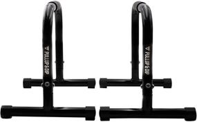 img 3 attached to 🏋️ Enhance Your Workout with PULLUP & DIP Fitness Parallettes: Medium Parallette Bars for Calisthenics, Crossfit & Gymnastics, Handstand Bars with Wide Handle & No Wobbling