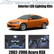 🔵 enhance your acura rsx 2002-2006 with xtremevision blue interior led kit (10 pieces) + installation tool logo