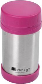 img 2 attached to Bentology Stainless Steel Vacuum Insulated Food Jar - 17 oz Pink - Large Lunch Jar: Safe and Spacious Container for Soup and more – No Phthalates, BPA, or PVC