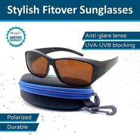 img 3 attached to 🕶️ Polarized Lens Fit Over Sunglasses