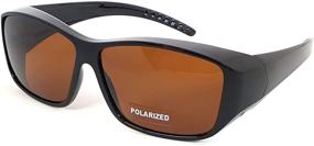 img 4 attached to 🕶️ Polarized Lens Fit Over Sunglasses