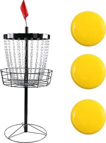 img 4 attached to Panther Digital LLC Chain Disc Golf Basket: Portable Metal Target for Flying Disc Golf