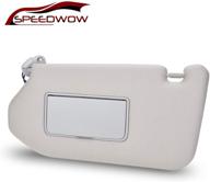 🚗 speedwow солнцезащитный козырек с зеркалом и лампой для макияжа для nissan pathfinder/infiniti qx60/jx35 (слева) - совместим с 2013-2018 - 96401-9pb0a логотип
