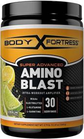 img 2 attached to Максимизируйте тренировочную производительность с Body Fortress Super Advanced Amino Blast, Лимон-Лайм, 360 граммов