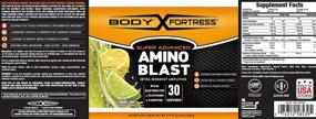 img 1 attached to Максимизируйте тренировочную производительность с Body Fortress Super Advanced Amino Blast, Лимон-Лайм, 360 граммов