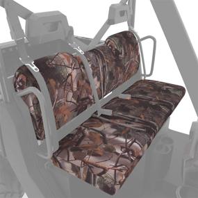 img 4 attached to 🌊 Waterproof Camo UTV Seat Cover Set for Polaris Ranger XP 1000/Crew (2017-2022)