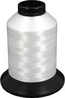 🧵 premium white nymo nylon beading thread: stringing sz 00, 4852yds - durable and versatile! logo