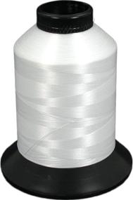 img 1 attached to 🧵 Premium White Nymo Nylon Beading Thread: Stringing Sz 00, 4852yds - Durable and Versatile!