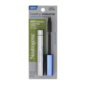 img 3 attached to Neutrogena Healthy Volume Waterproof Mascara, Carbon Black 06, 0.21 Oz. (Pack of 2)