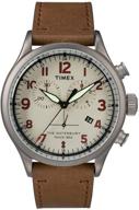 timex tw2r38300 waterbury watch stainless logo