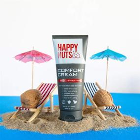 img 1 attached to 🥜 Men's Comfort Cream Ball Deodorant: Happy Nuts - Anti-Chafing, Sweat Defense & Odor Control