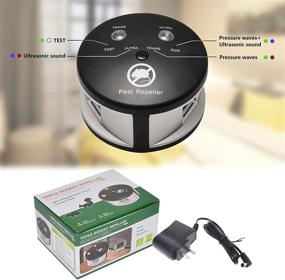 img 1 attached to JUSTMYSPORT Mouse Repellent Indoor Ultrasonic: Upgraded 2022 Version for Home Defense Pest Control