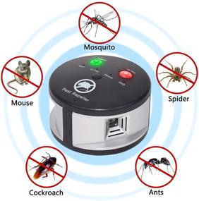 img 2 attached to JUSTMYSPORT Mouse Repellent Indoor Ultrasonic: Upgraded 2022 Version for Home Defense Pest Control