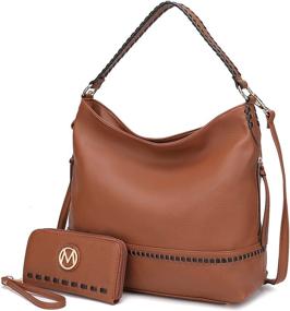 img 4 attached to MKF Collection Leather Handbag Shoulder Women's Handbags & Wallets and Hobo Bags