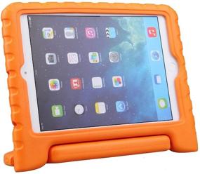 img 4 attached to 🧡 Ultra-Durable TREL iPad Mini Case: Shockproof Convertible Cover with Handle Stand for Apple iPad Mini 3 / Mini 2 / Mini 1 (Orange)