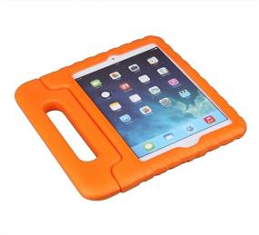 img 3 attached to 🧡 Ultra-Durable TREL iPad Mini Case: Shockproof Convertible Cover with Handle Stand for Apple iPad Mini 3 / Mini 2 / Mini 1 (Orange)