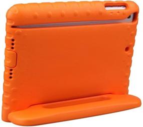 img 1 attached to 🧡 Ultra-Durable TREL iPad Mini Case: Shockproof Convertible Cover with Handle Stand for Apple iPad Mini 3 / Mini 2 / Mini 1 (Orange)