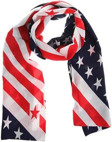 img 4 attached to American Lightweight Scarves Chiffon Scarfs