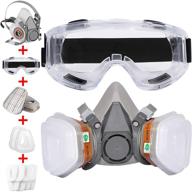 advanced half facepiece respirator for gas filtration in professional woodworking logo