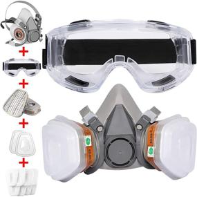 img 4 attached to Advanced Half Facepiece Respirator for GAS Filtration in Professional Woodworking