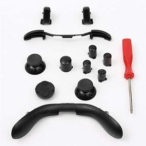 img 4 attached to 🎮 Complete Xbox 360 Controller Mod Kit - LB RB LT RT ABXY Bumper Triggers Thumbsticks D-pad Bullet Buttons Full Buttons - Black