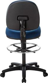 img 2 attached to Lorell Millenia Multi Task Stool in Blue: Versatile and Comfortable