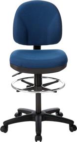 img 3 attached to Lorell Millenia Multi Task Stool in Blue: Versatile and Comfortable