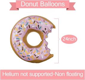 img 1 attached to Donut Balloon Kit - Complete 26-Piece Set for First Birthday Party Decorations - Includes Donut One Foil Letter Balloons, 7 Rose Gold Balloons, 7 Rose Gold Confetti Balloons, 7 ONE Printed Balloons, and 1 Ribbon