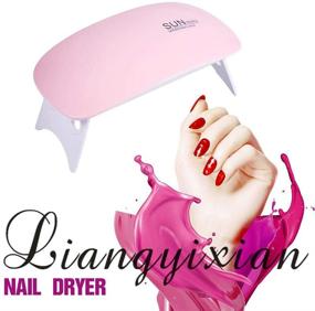 img 2 attached to 💅 Лампа для ногтей Liangyixian Sun Mini 6W UV LED Nail Dryer Gel Polish с 2 таймерами на 45с и 60с.