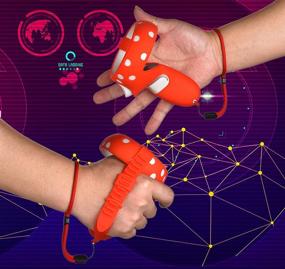 img 3 attached to 🔴 Enhance Your Oculus Quest 2 Experience with Silicone Controller Grip Cover & Face Cover Combo - Red | Sweatproof & Anti-Collision VR Headset Accessories