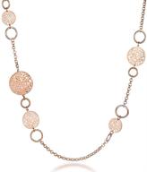 ouran necklace women silver crystal logo