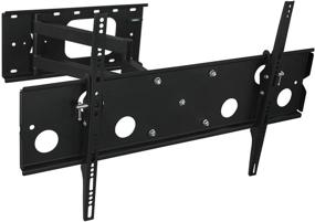img 4 attached to Mount-It! Low-Profile Full Motion Articulating TV Wall Mount - Supports 32-60 inch LCD LED 4K TVs, up to 175 lbs - Black (MI-326B)