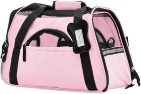 img 4 attached to OxGord PTCR01 LG PK Pet Carrier