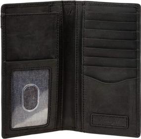 img 1 attached to 👨 Classy Wrangler Leather Wallet: Double Stitched Men's Accessory for an Elevated Style