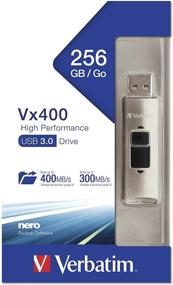 img 4 attached to 💽 Серебряная флешка Verbatim 256 ГБ Vx400 USB 3.0 - Сохраняй и переноси