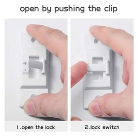 img 3 attached to 🔒 Light Switch Guards- Optional Wall Plate Cover Switch Lockout for On/Off Protection, White- Ideal for Preventing Lights Circuits from Accidental Operation- Not Child Proof