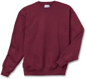 img 2 attached to Hanes ComfortBlend EcoSmart Crewneck Sweatshirt_Light Boys' Clothing via Fashion Hoodies & Sweatshirts