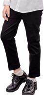 👖 naber husky flat front adjustable dressy boys' pants: perfect fit & style logo