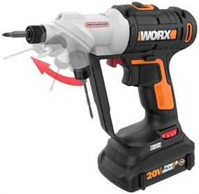 img 4 attached to 🔧 WORX WX176L Switchdriver Cordless Electronic: Enhance Productivity with Dual-Head Flexibility