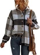 internos checked shackets outwear 0107 coffee m women's clothing logo