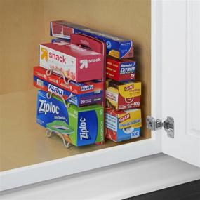 img 2 attached to 🔴 YouCopia StoreMore Red Adjustable WrapStand: The Ultimate Kitchen Wrap Organizer