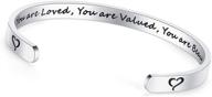 tony and sandy's inspiring cuff bracelet bangle - perfect gift for inspiration logo