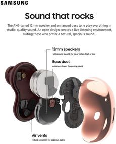 img 3 attached to SAMSUNG Galaxy Buds Live: True Wireless Earbuds with Active Noise Cancelling & Wireless Charging Case - Mystic Bronze (US Version)