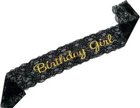 img 3 attached to 🎀 Lovely Lace Birthday Girl Sash - Perfect for Sweet 16, 18th, 21st, 30th, 40th Celebrations