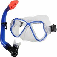 snorkel snorkeling anti fog breathing goggles logo