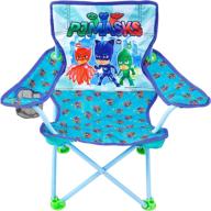 convenient pj masks fold chair: portable furniture for kids logo