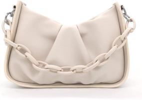 img 4 attached to Versatile Multipurpose Crossbody Dumpling Shoulder Handbags for Women, including Matching Wallets and Clutches for Evening