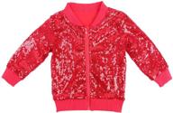 🧥 cilucu kids sequin zipper jacket for girls and boys – toddler birthday and christmas clothes logo